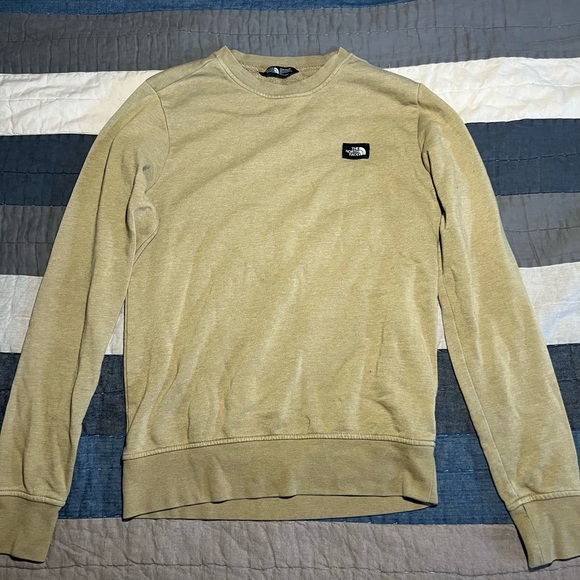 The North Face Men's Beige Crewneck Sweater - Picture 1 of 3